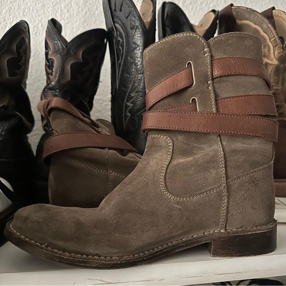 Frye Shirley Strappy Short Boot